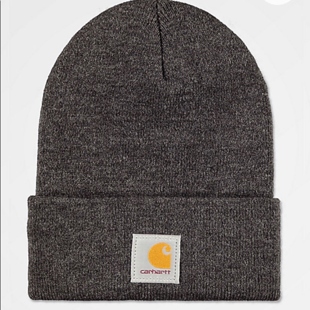 DARK GREY CARHARTT BEANIE